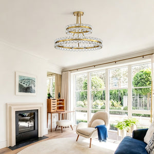 27-Inch Luxury Crystal Ball Chandelier