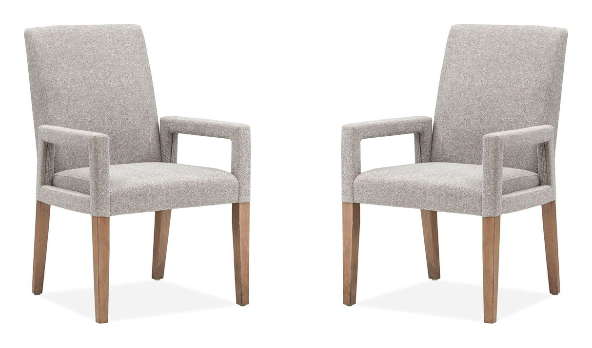 Lindon - Dining Arm Chair With Upholstered Seat & Back (Set of 2)