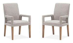 Lindon - Dining Arm Chair With Upholstered Seat & Back (Set of 2)