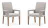 Lindon - Dining Arm Chair With Upholstered Seat & Back (Set of 2)
