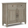Entryway Storage Cabinet with Adjustable Shelves - Multiple Colors