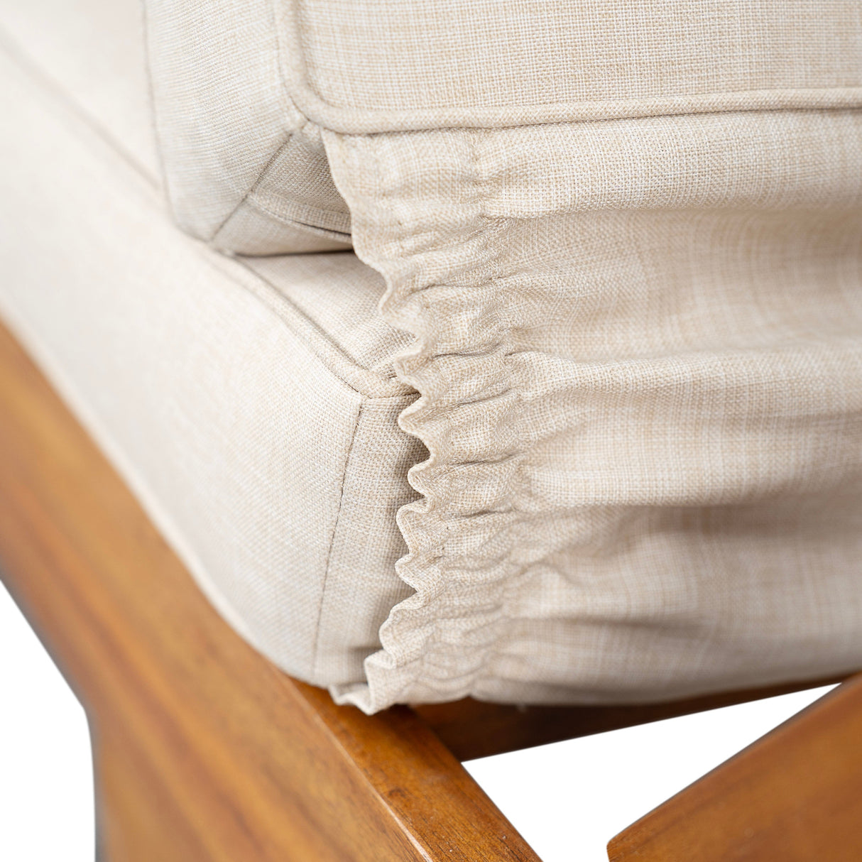 Outdoor Patio Daybed Sofa, 3-Seat Sofa with Foldable Arm & Removable Cushions