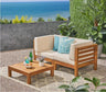 Oana - 3 Piece Love Seat Set With Coffee Table