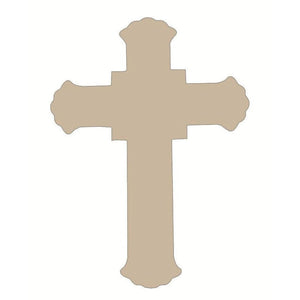 15" MDF Unfinished Shape: Cross