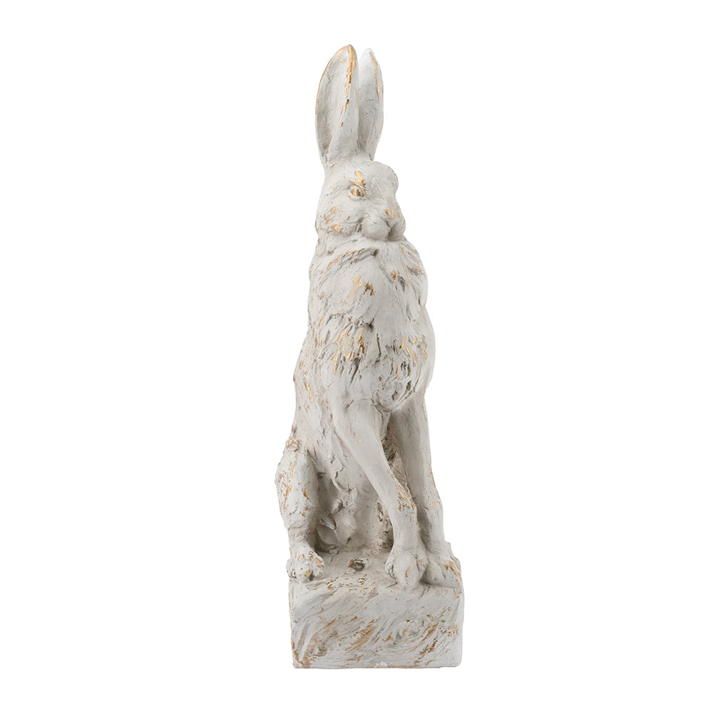 Large Magnesium Sitting Rabbit Figurine