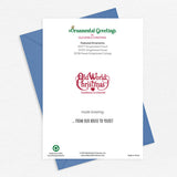 Gingerbread Houses Christmas Card