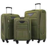 Softside expandable 3-piece luggage set with spinner wheels