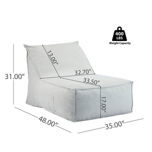 Perry Outdoor Bean Bag Lounge Chair Set of 2
