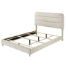 Upholstered Panel Bed, Sleek Lines