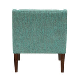 Contemporary Button Tufted Accent Chair