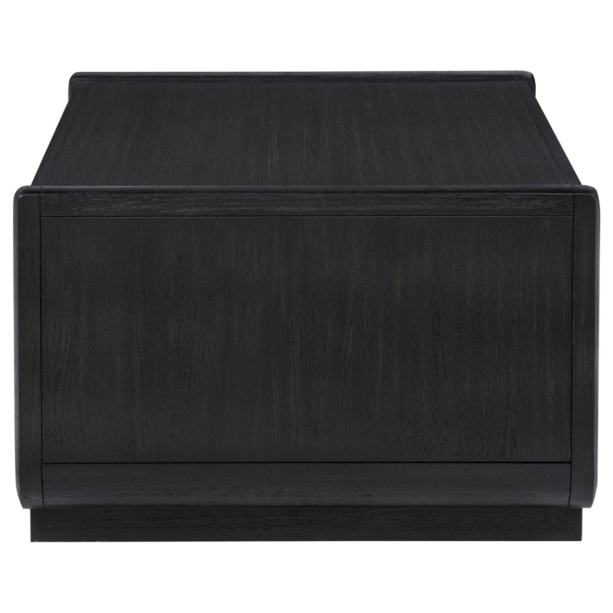 Leandro 2-drawer Wood Cocktail Coffee Table Burnished Black