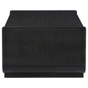 Leandro 2-drawer Wood Cocktail Coffee Table Burnished Black