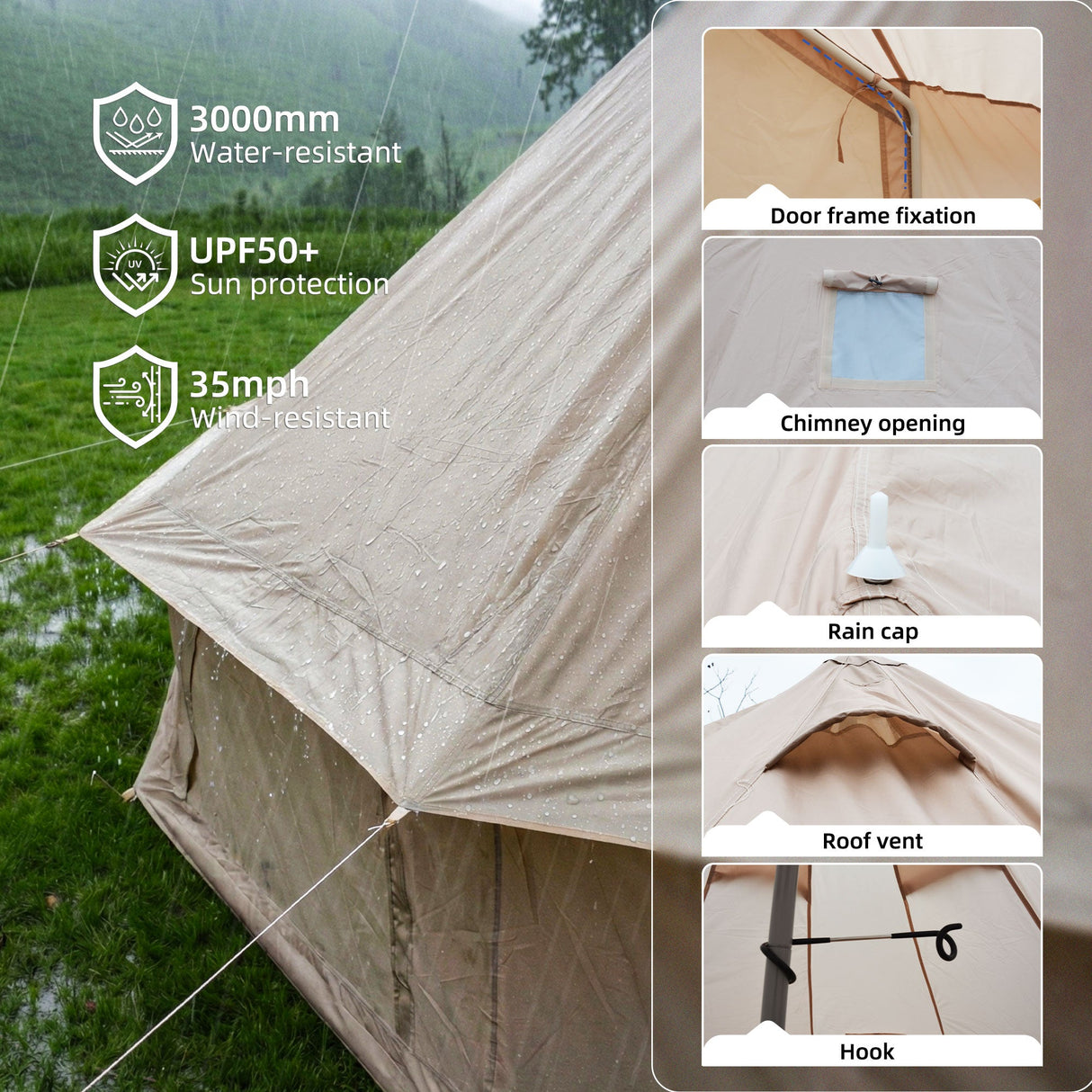 4 Season Bell Tent 16.4FT