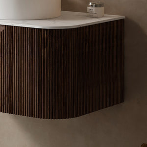 Dina 60'' Wall Mounted Plywood Cabinet with Carrara