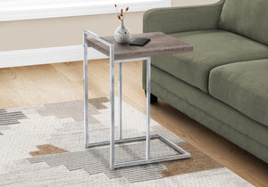 Accent Table, C-Shaped, Contemporary & Modern