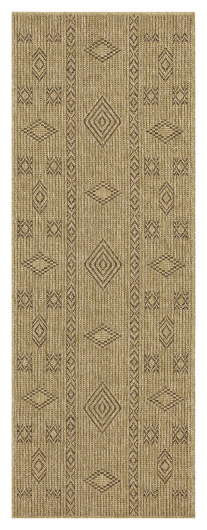 Earth - 7'10" X 10'3" Indoor, Outdoor Area Rug - Natural, Mocha