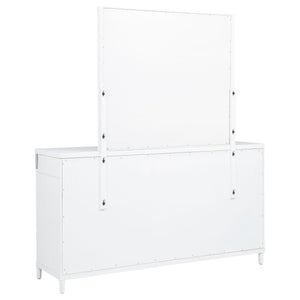 Gracemont 8-drawer Bedroom Dresser with Mirror White