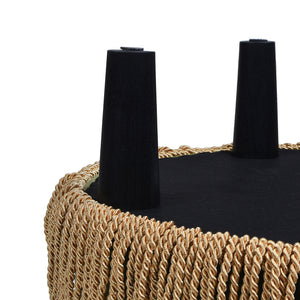 Yolanda 24" Round Upholstered Accent Ottoman