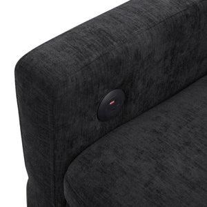Convertible Sofa Bed Loveseat With Adjustable Backrest And USB Ports
