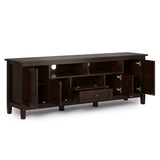 Warm Shaker 72" TV Media Stand - Russet Brown