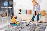 NAAR MARFI Collection Abstract Non-Shedding and Stain Resistant Area Rug
