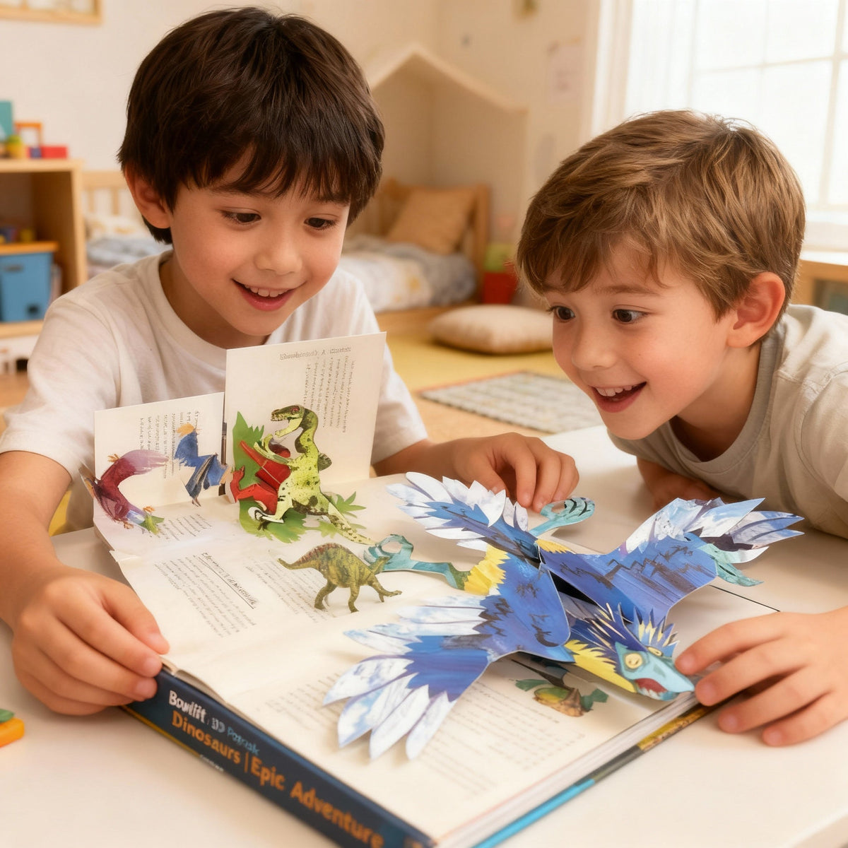3D Dinosaur Pop-Up Book
