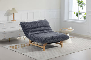 Bean Bag Chair for Adults with Solid Wood Frame