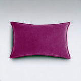 Velvet Throw Pillow  pack of 1, size 12"x20, 18"x18", 20"x20" options, Blue, velvet, 12X20 – Fancy & Stacy