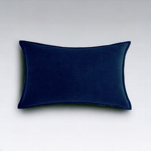 Velvet Throw Pillow  pack of 1, size 12"x20, 18"x18", 20"x20" options, Blue, velvet, 12X20 – Fancy & Stacy
