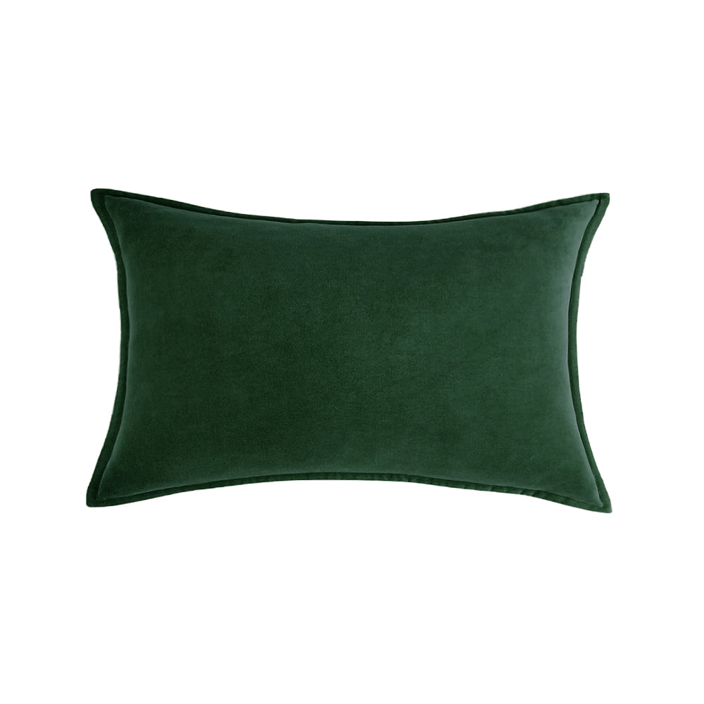 Velvet Throw Pillows pack of 2, size 12"x20, 18"x18", 20"x20" and various color options