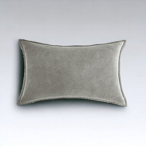 Velvet Throw Pillow  pack of 1, size 12"x20, 18"x18", 20"x20" options, Blue, velvet, 12X20 – Fancy & Stacy