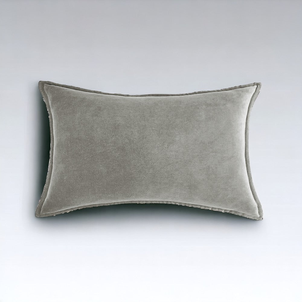 Velvet Throw Pillows pack of 2, size 12"x20, 18"x18", 20"x20" and various color options