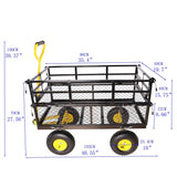 Wagon Cart Garden Cart Trucks Make Transporting Firewood Easier