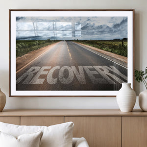 Recovery Road Wall Art Canvas Print