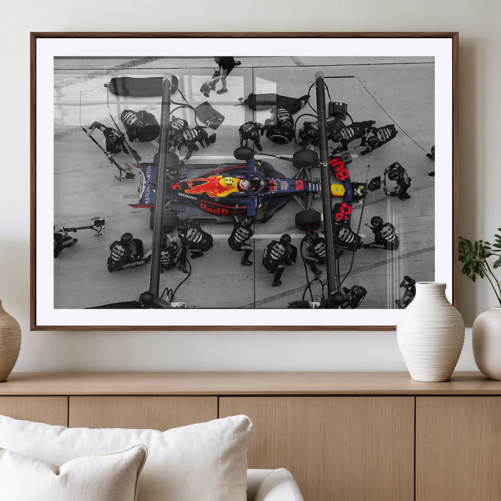 RedBull Formula 1 Canvas Wall Art Print