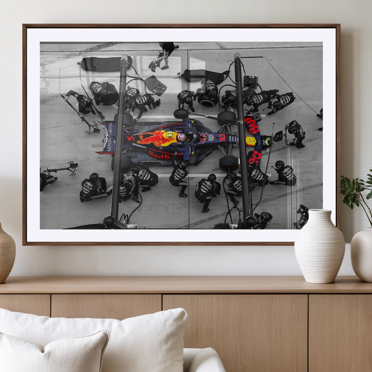 RedBull Formula 1 Canvas Wall Art Print