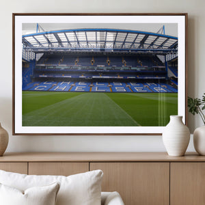 Chelsea FC Soccer Team Print - Stamford Bridge Stadium Wall