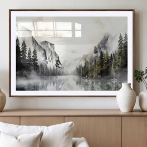 Yosemite Valley Wall Art Canvas Print – Framed and Ready to