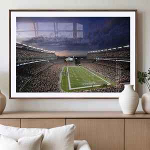 New England Patriots Football Team Print - Foxborough