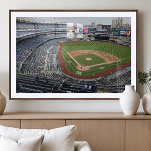 New York Yankees Baseball Team Print - Yankee Stadium Wall