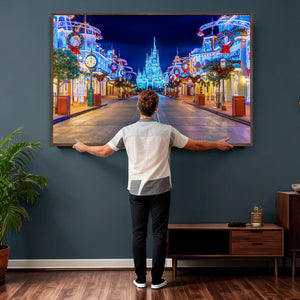 Disney Wall Art | Castle Large Wall Art Disney Magic Kingdom