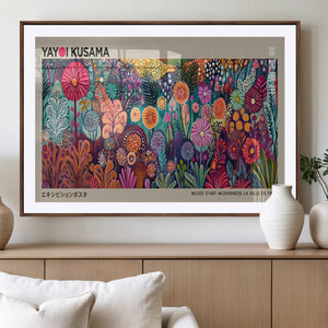 Yayoi Kusama Wall Art Canvas Print, Abstract Art, Large