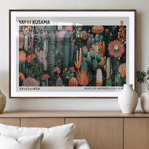 Modern Japanese Wall Art Canvas Print – Framed Abstract
