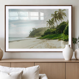 Relaxing Beach Wall Art Canvas Print – Framed Ocean View Art