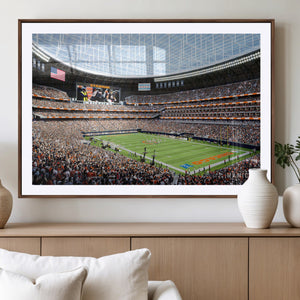 Chicago Bears Soldiers Field Wall Art Canvas Print – Framed