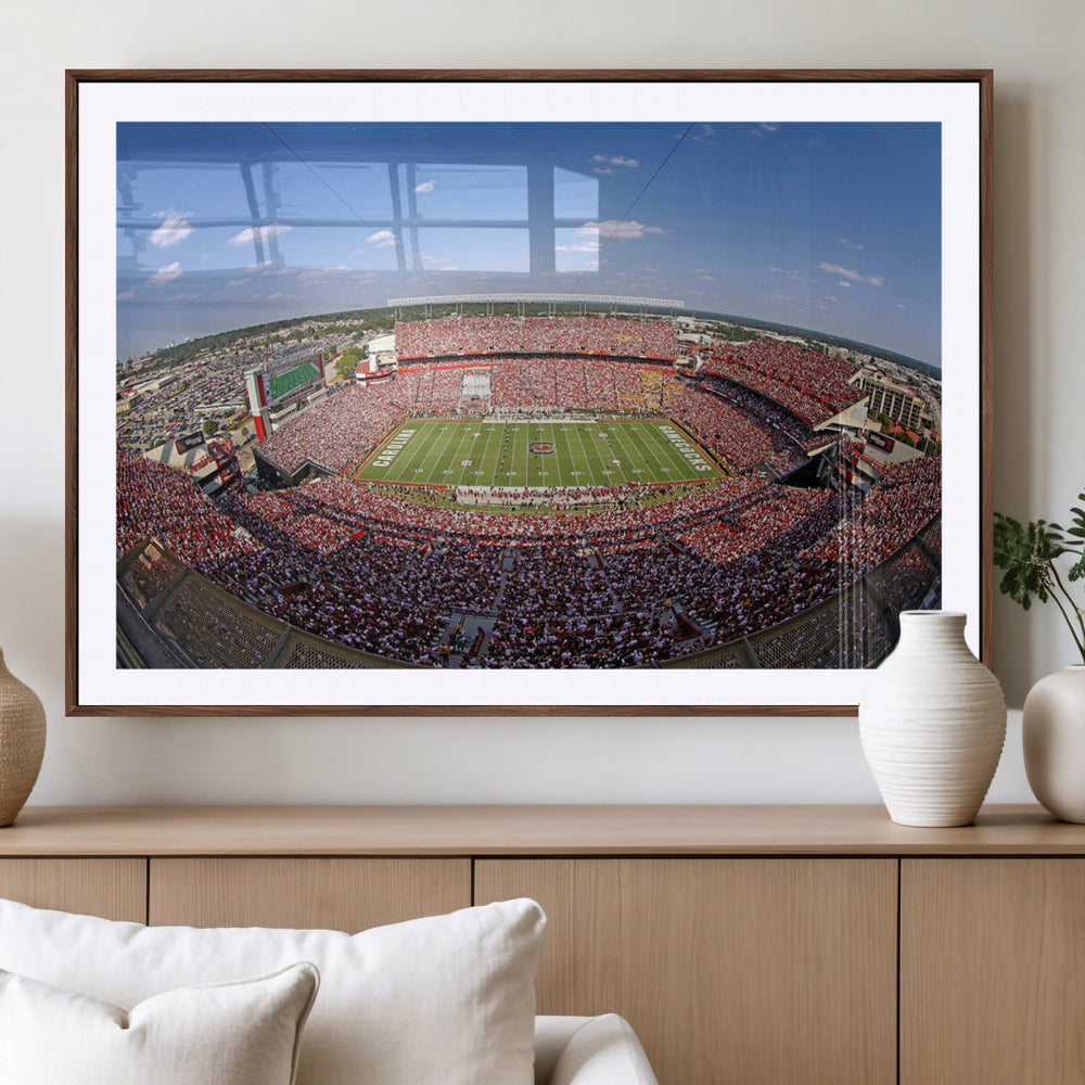 William Brice Stadium Wall Art Canvas Print – Stadium Crowd