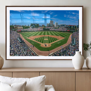 Wrigley Field Baseball Stadium Canvas Wall Art – Packed