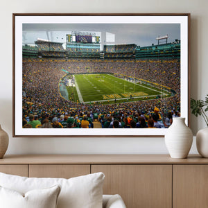 Green Bay Packers Lambeau Field Stadium Wall Art Canvas