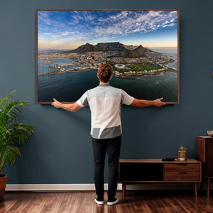 Cape Town Wall Art Canvas Print – Table Mountain Coastal