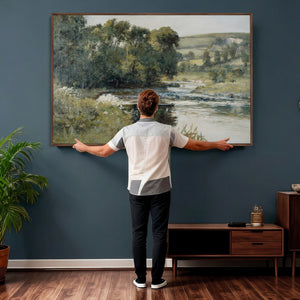 Streamside by Edward Mitchell Bannister Wall Art Canvas